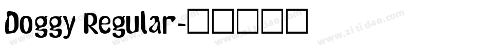 Doggy Regular字体转换